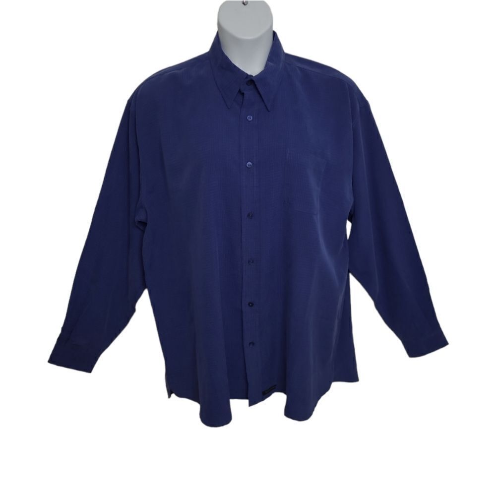 NEW TED BAKER blue track check button up collared shirt 5/XL NWT